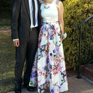 floral prom dress